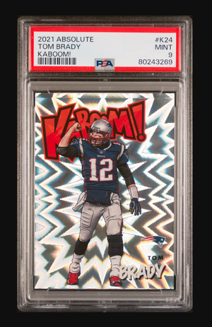 2021 Panini Absolute Tom Brady Kaboom! #K24 Patriots - PSA 9 Mint