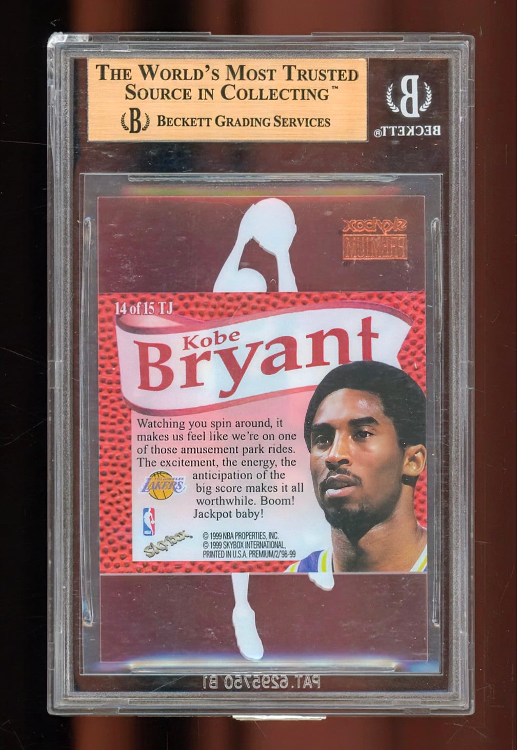 1998-99 SkyBox Premium "That's Jam" Kobe Bryant #14 TJ – BGS 9.5 GEM MINT