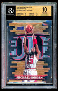 1997-98 Stadium Club Triumvirate #T1B Michael Jordan (Luminous) — BGS 10 Pristine