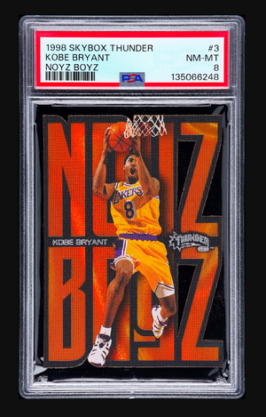 1998-99 SkyBox Thunder Kobe Bryant Noyz Boyz #3 – PSA 8 NM-MT (Grail 90s Insert)